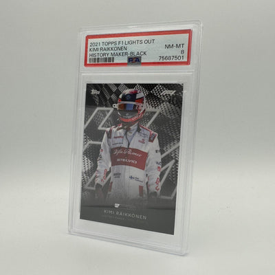 PSA 8 - 05/10 Kimi Raikkonen - History Maker - Black