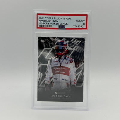 PSA 8 - 05/10 Kimi Raikkonen - History Maker - Black