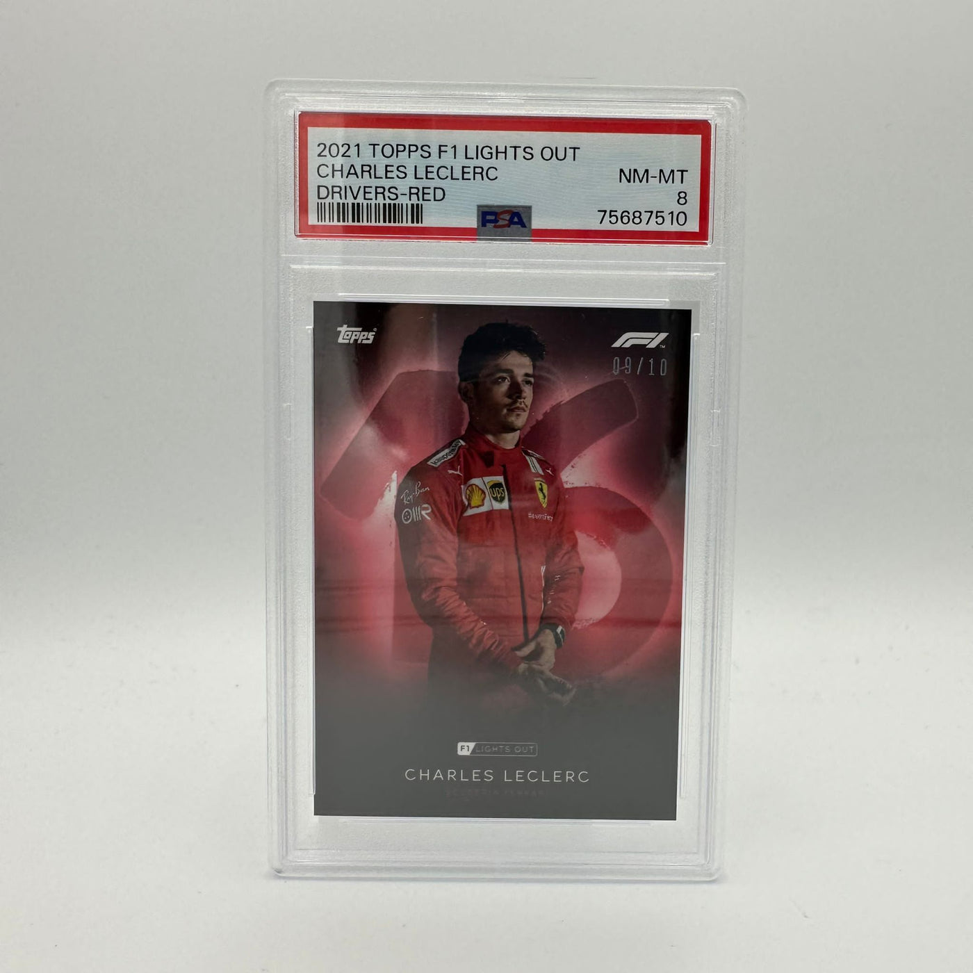 PSA 8 - 09/10 Charles Leclerc - Drivers - Red Parallel