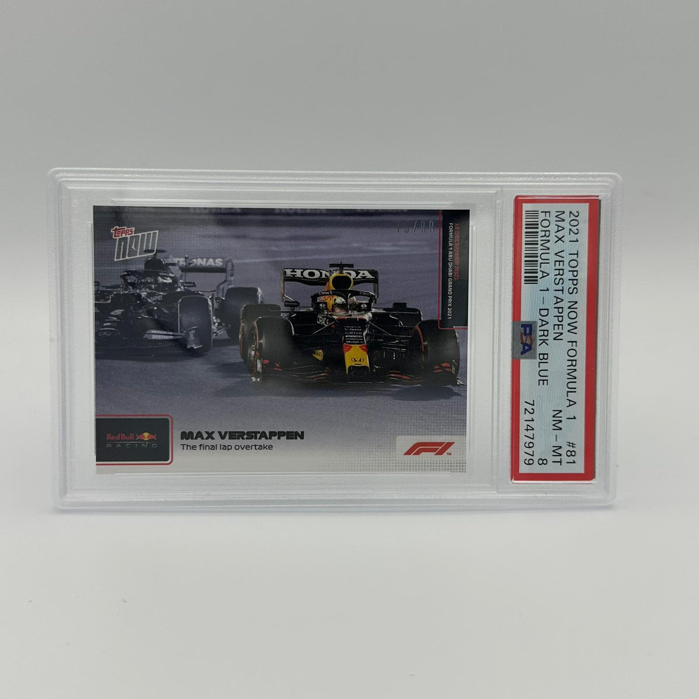 PSA 8 - 75/99 The Final Lap Overtake #81