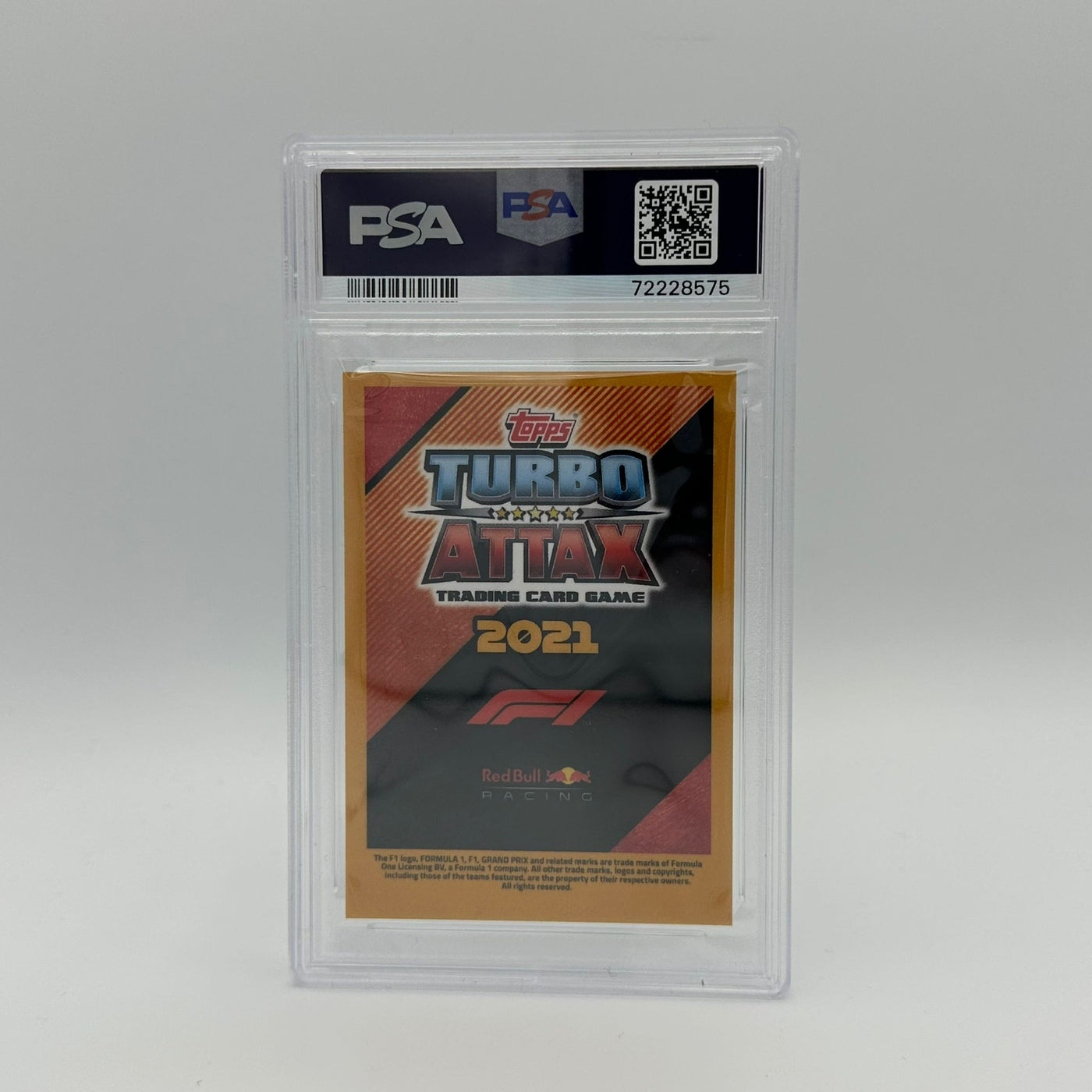 PSA 9 - /250 Max Verstappen - Fire Cards