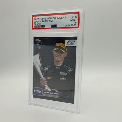 PSA 9 - 4/10 - Logan Sargeant - Rookie Card #36 - Black