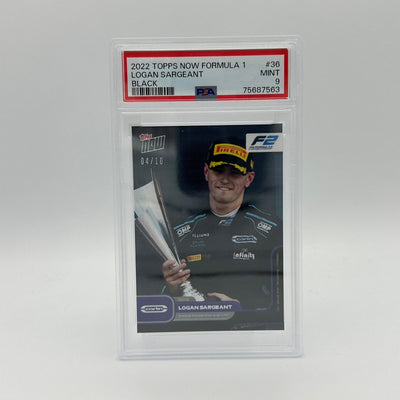 PSA 9 - 4/10 - Logan Sargeant - Rookie Card #36 - Black