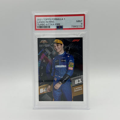 PSA 9 - /250 Lando Norris - Fire Card