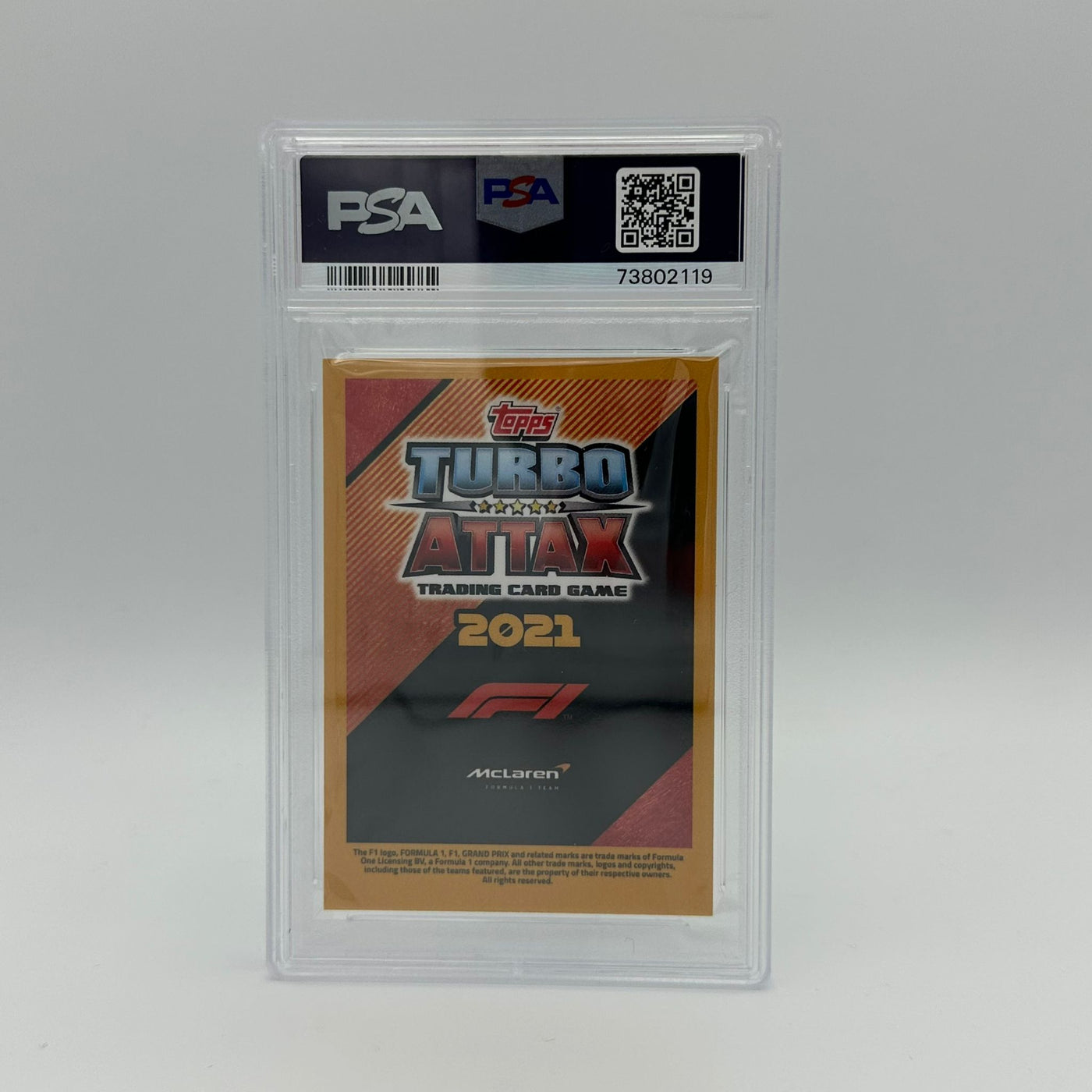 PSA 9 - /250 Lando Norris - Fire Card