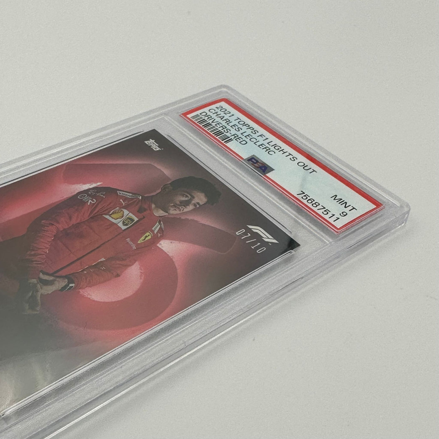 PSA 9 - 07/10 Charles Leclerc - Drivers - Red Parallel