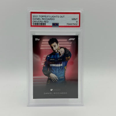 PSA 9 - 08/10 Daniel Ricciardo - Drivers -  Red Parallel