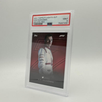 PSA 9 - 08/10 Kimi Raikkonen - Drivers - Red Parallel