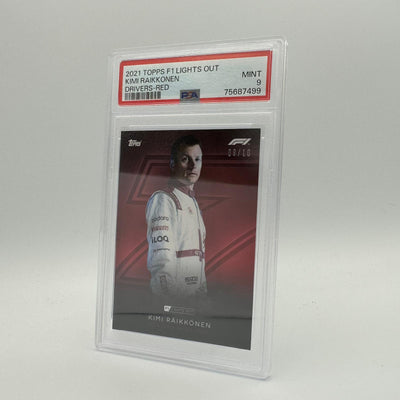 PSA 9 - 09/10 Kimi Raikkonen - Drivers - Red Parallel