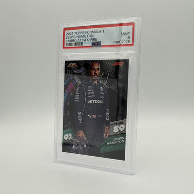 PSA 9 - 131/250 Lewis Hamilton - Fire Card