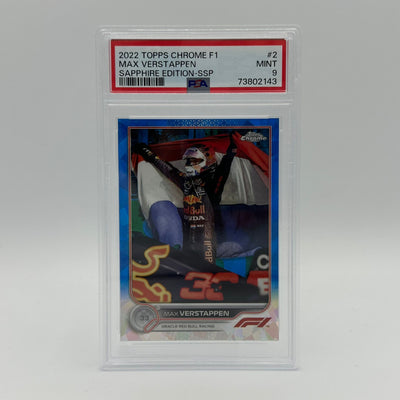 PSA 9 - Max Verstappen #2 - Sapphire Edition - SSP - Image Variation