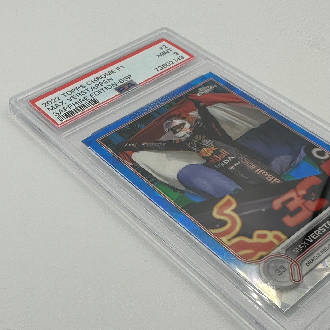 PSA 9 - Max Verstappen #2 - Sapphire Edition - SSP - Image Variation