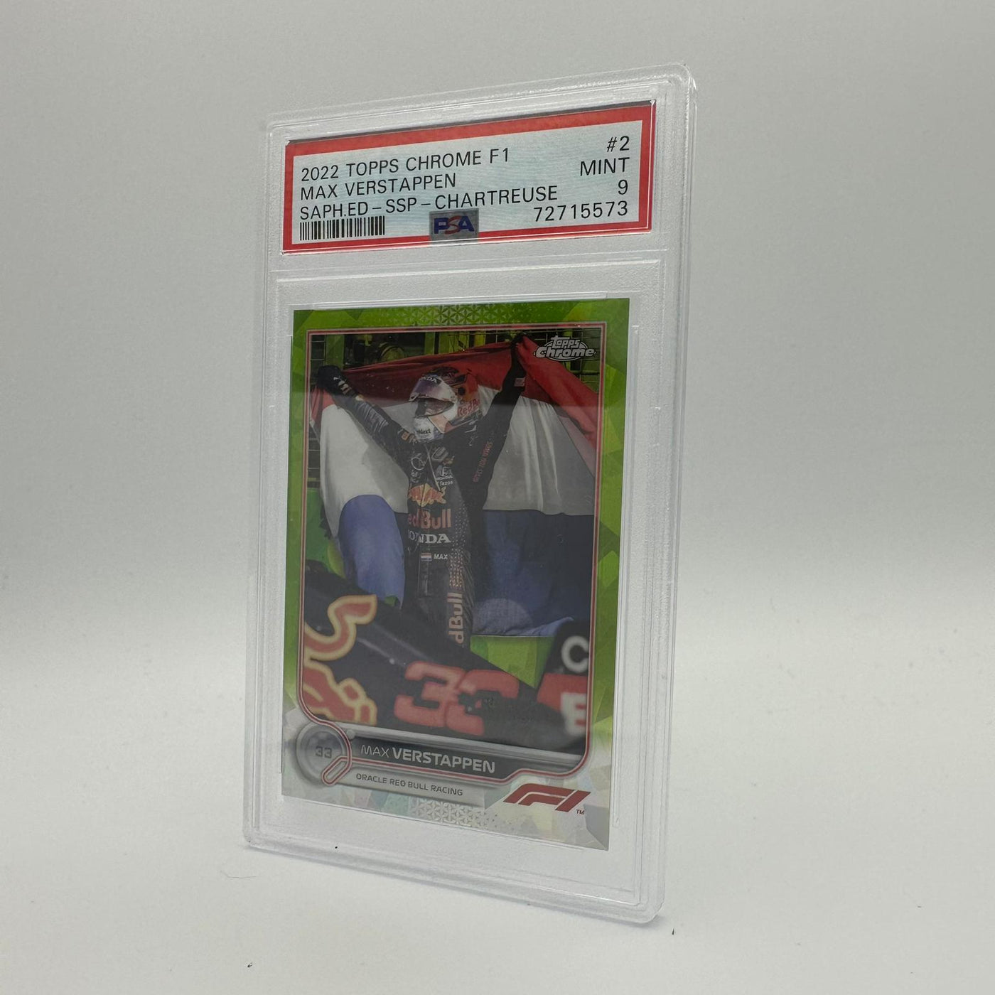 PSA 9 - 036/199 Max Verstappen #2 - Sapphire Edition - SSP - Chartreuse