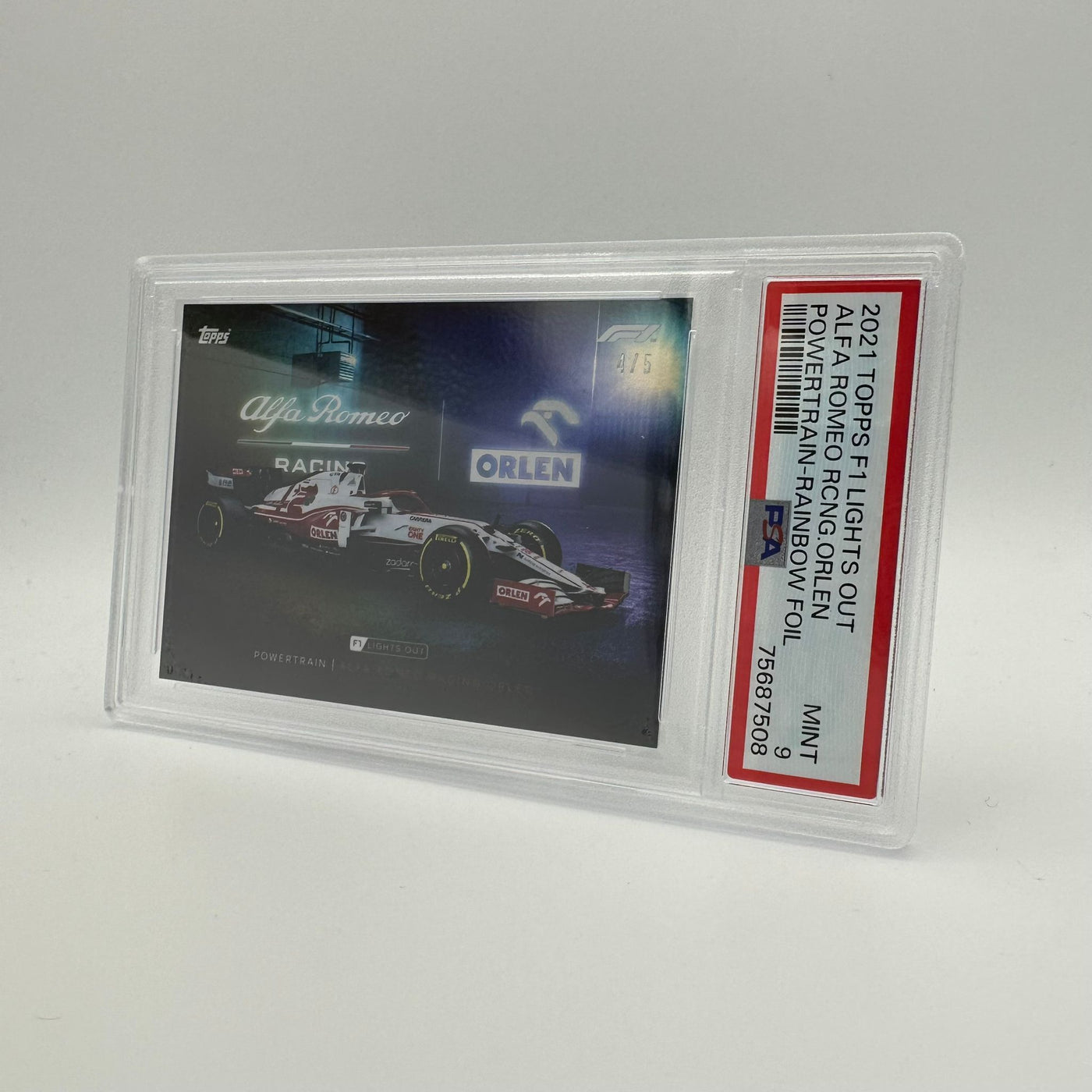 PSA 9 - 4/5 Alfa Romeo - Powertrain -  Rainbow Foil