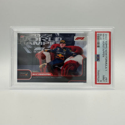 PSA 9 - 05/10 Max Verstappen - 2022 F1 Drivers' World Champion #61