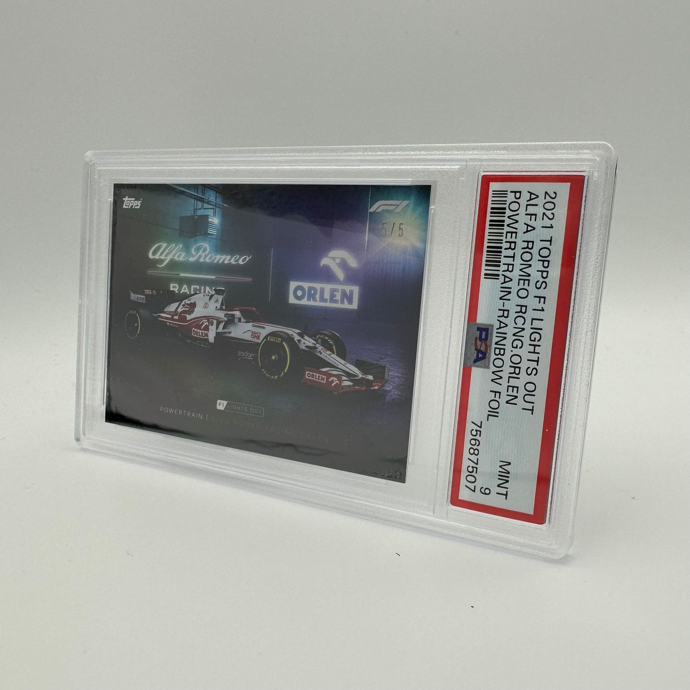 PSA 9 - 5/5 Alfa Romeo - Powertrain -  Rainbow Foil