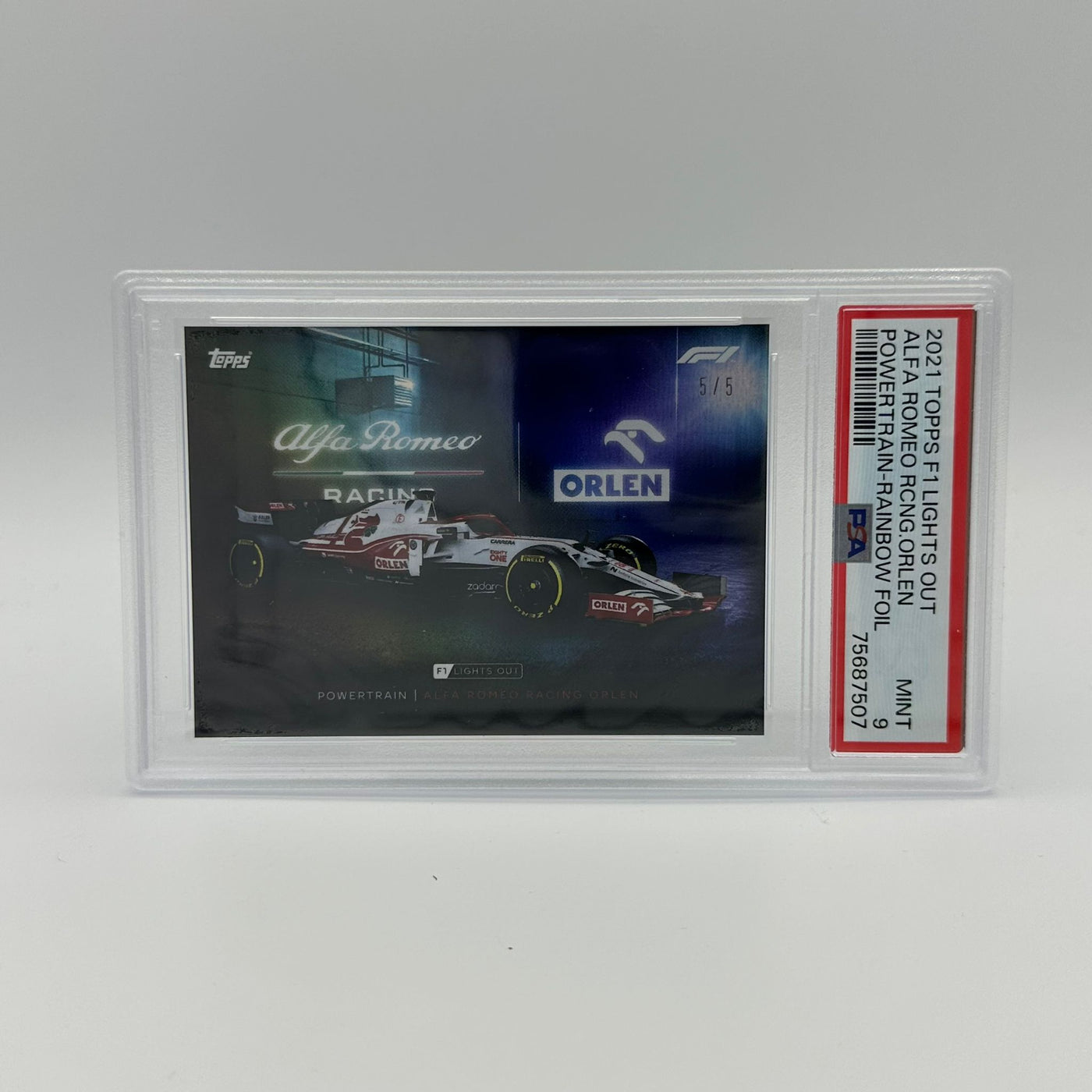 PSA 9 - 5/5 Alfa Romeo - Powertrain -  Rainbow Foil