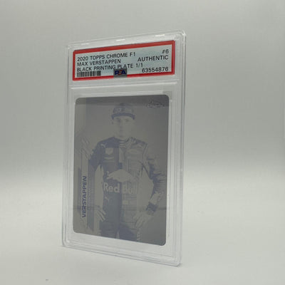 1/1 Max Verstappen #6 - Black Printing Plate - Chrome 2020 - Rookie Card