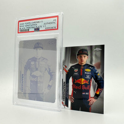 1/1 Max Verstappen #6 - Black Printing Plate - Chrome 2020 - Rookie Card