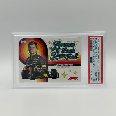 PSA 10 - Max Verstappen - Bounce, Rock, Race, Roll #BRRRMV - POP 26