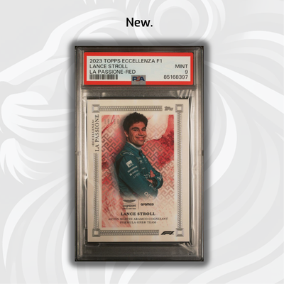 PSA 9 - /10 Lance Stroll - Red - 2023 Topps F1 - Eccellenza La Passione