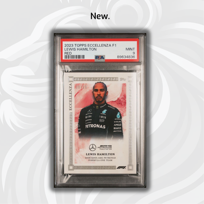 PSA 9 - /10 Lewis Hamilton - Red - 2023 Topps Eccellenza F1