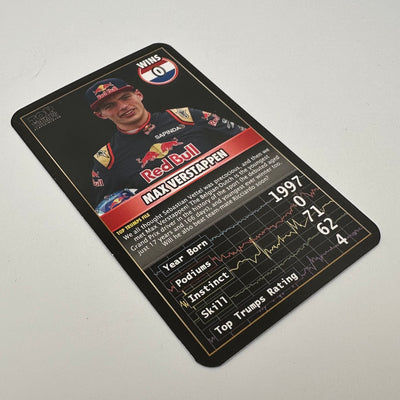 Max Verstappen - 0 WINS - TOP TRUMPS - 2016 GRAND PRIX HEROES