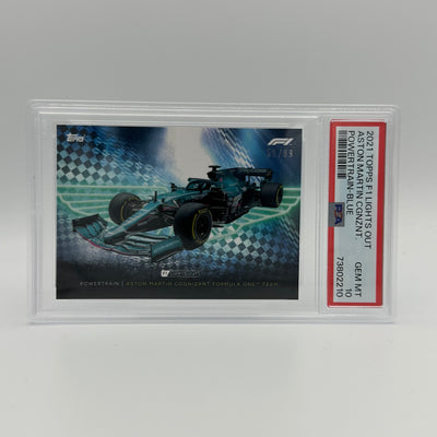 PSA 10 - 52/99 ASTON MARTIN COGNIZANT F1 TEAM - POWERTRAIN - BLUE