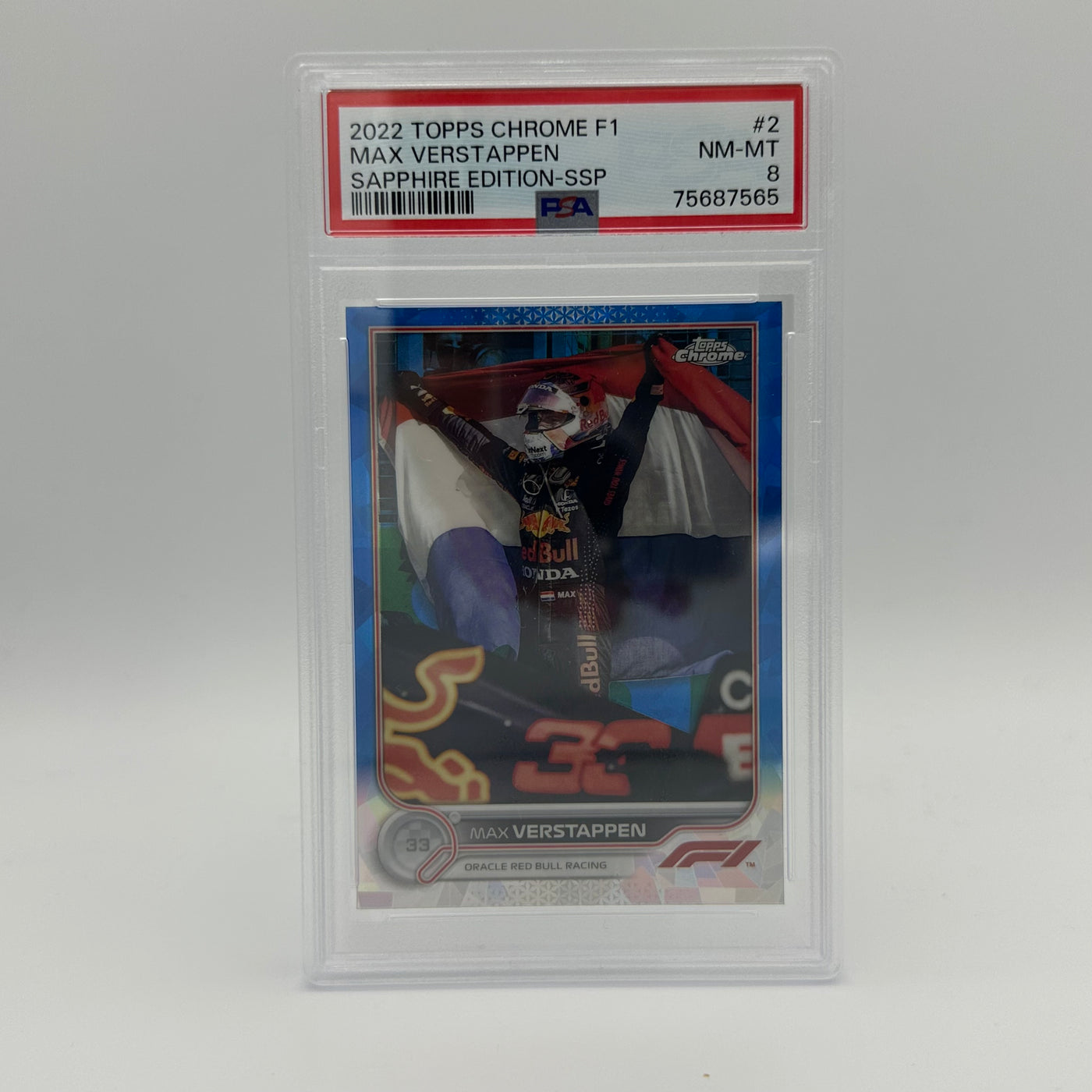 PSA 8 - Max Verstappen #2 - Sapphire Edition - SSP - Image Variation