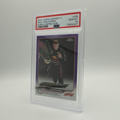 PSA 10 - 331/399 MAX VERSTAPPEN #158 - PURPLE REFRACTOR