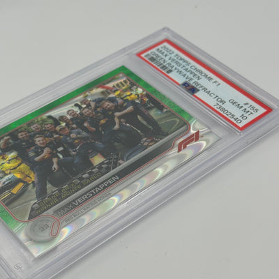 PSA 10 - 29/99 MAX VERSTAPPEN #155 - GREEN RAYWAVE REFRACTOR