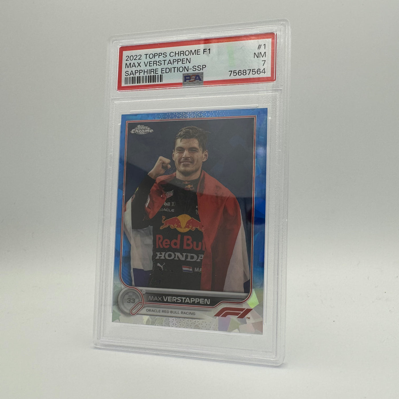 PSA 7 - MAX VERSTAPPEN #1 - SAPPHIRE EDITION SPP