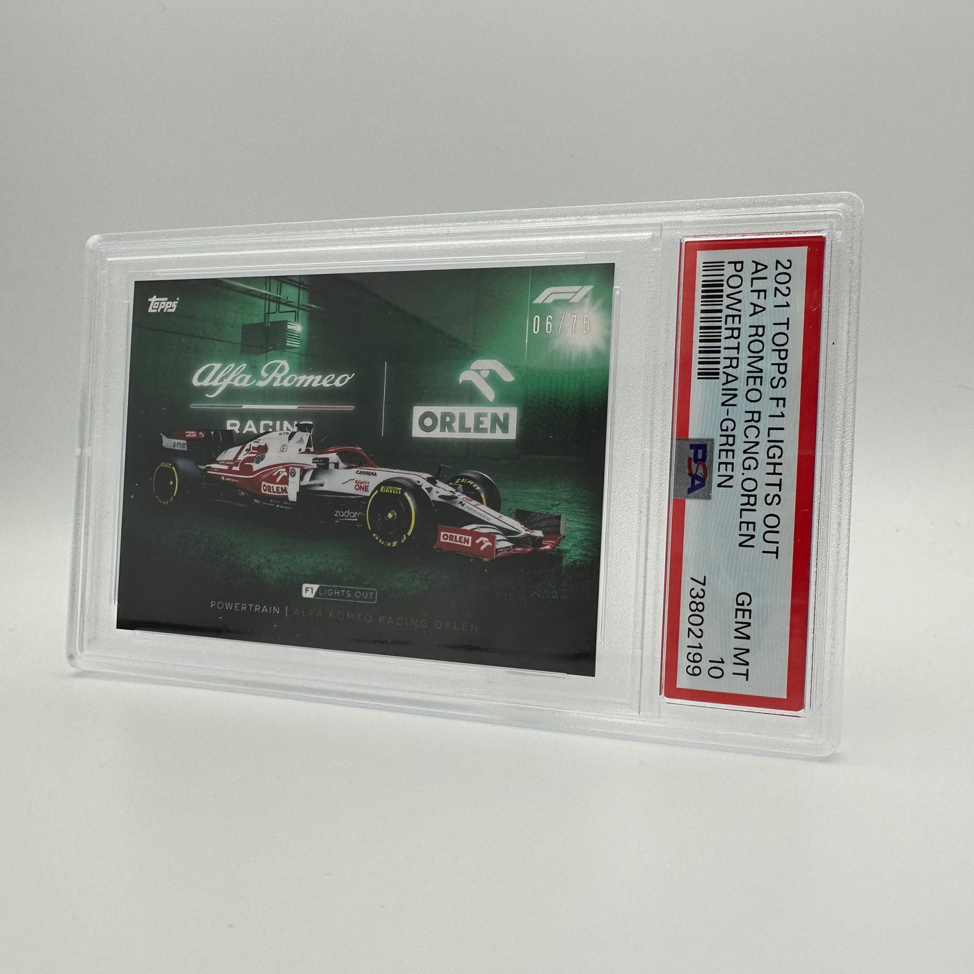 PSA 10 - 6/75 ALFA ROMEO RACING ORLEN - POWERTRAIN - GREEN