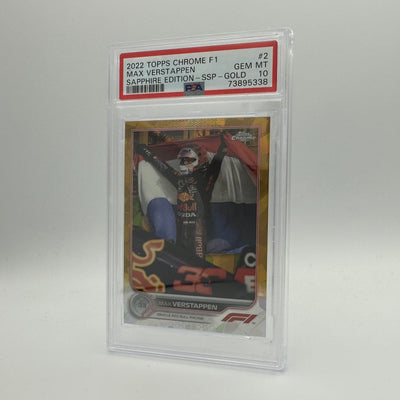 PSA 10 - 08/50 Max Verstappen #2 - SAPPHIRE EDITION SSP - GOLD