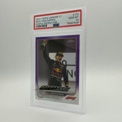 PSA 10 - 146/399 MAX VERSTAPPEN #172 - PURPLE REFRACTOR