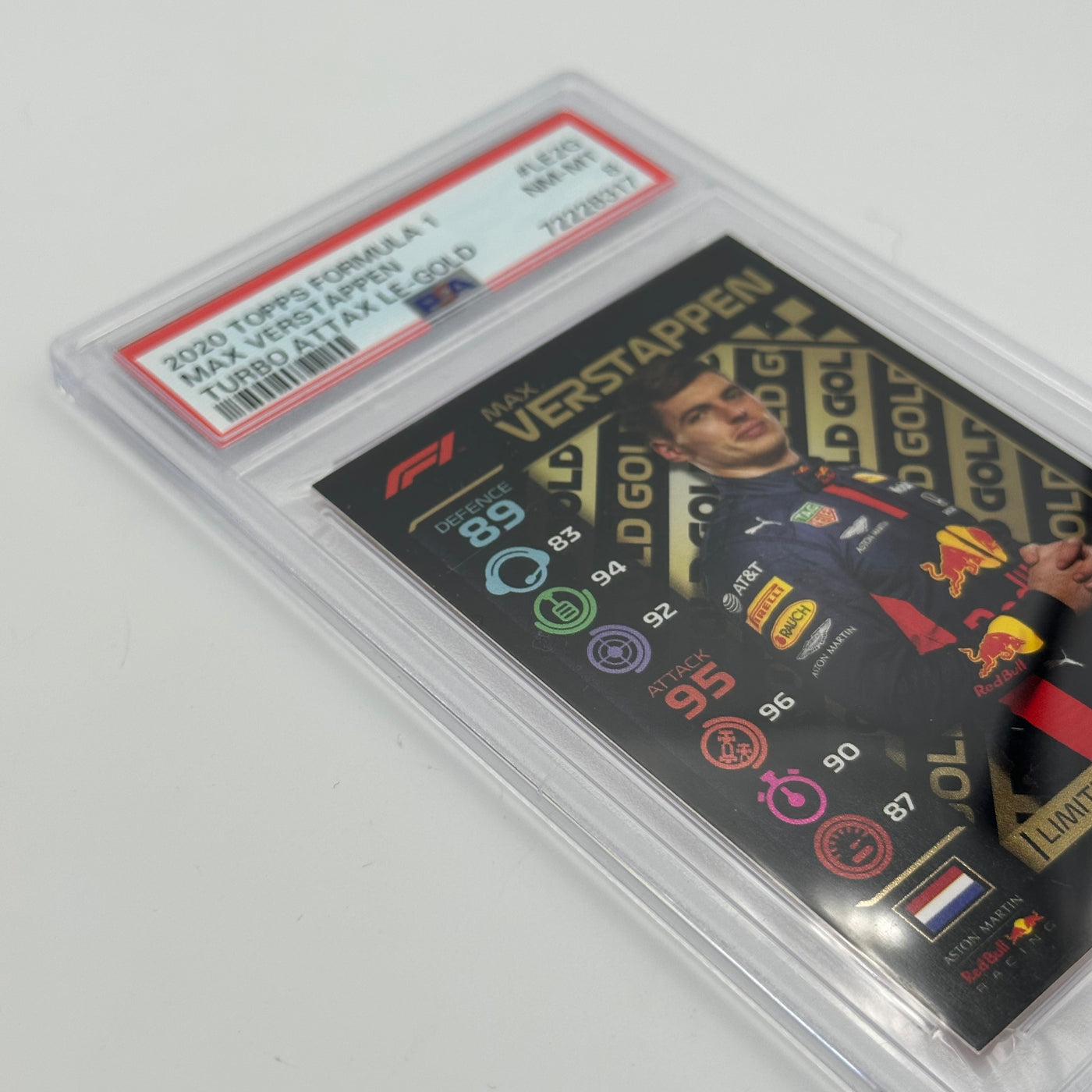 PSA 8 -   MAX VERSTAPPEN  #LE2G - LIMITED EDITION - GOLD