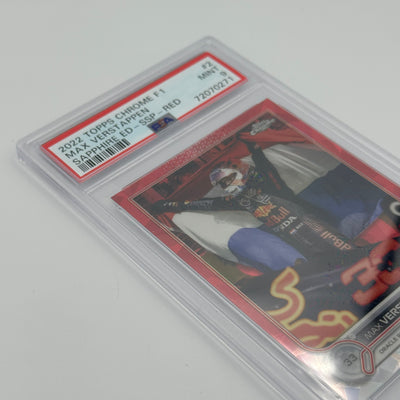 PSA 9 - 3/5 Max Verstappen #2 - Sapphire Edition - SSP - Red