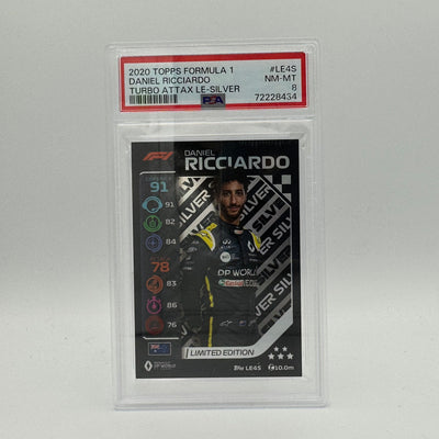 PSA 8 -   DANIEL RICCIARDO  #LE4S - LIMITED EDITION - SILVER