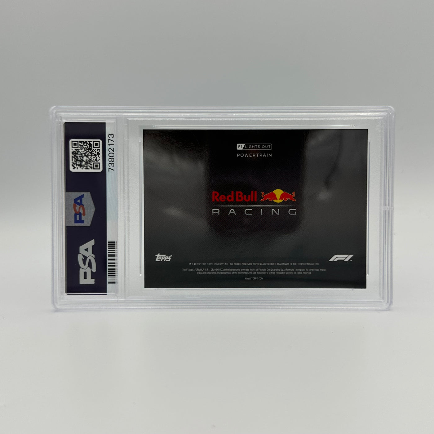 PSA 9 - 25/50 RED BULL RACING HONDA - POWERTRAIN - AQUA