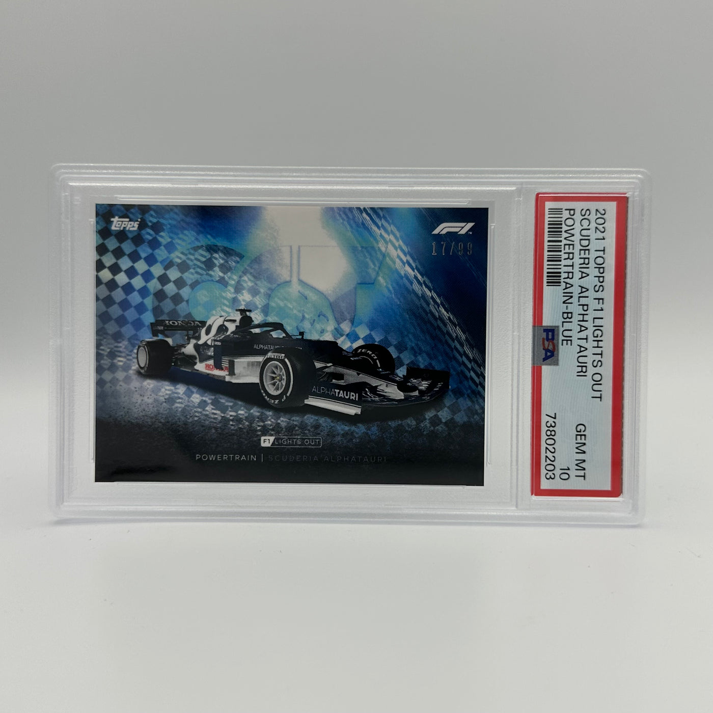 PSA 10 - 17/99    SCUDERIA ALPHATAURI - POWERTRAIN - BLUE