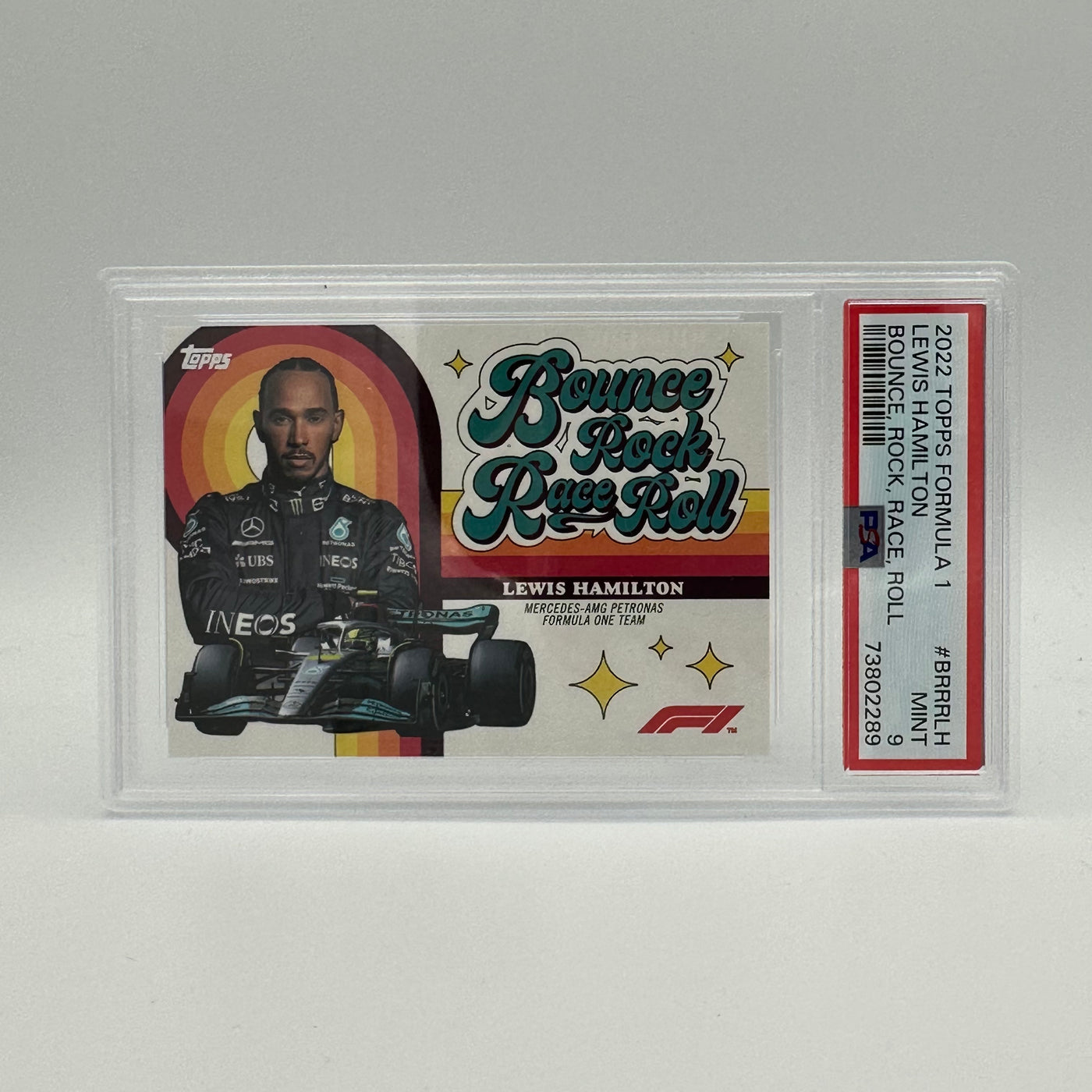 PSA 9 - Lewis Hamilton - Bounce, Rock, Race, Roll #BRRRLH