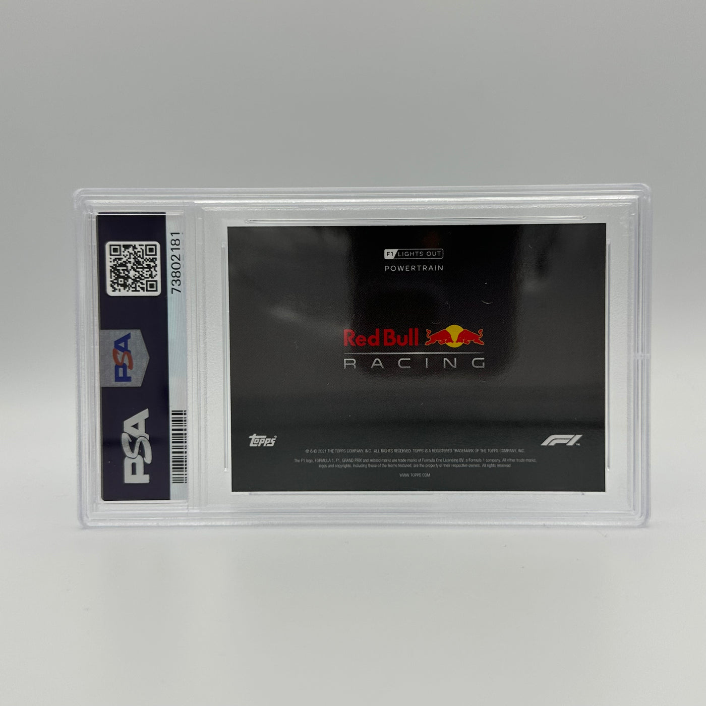 PSA 10 - 65/99 RED BULL RACING HONDA - POWERTRAIN - BLUE