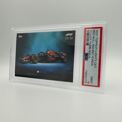 PSA 9 - 25/50 RED BULL RACING HONDA - POWERTRAIN - AQUA