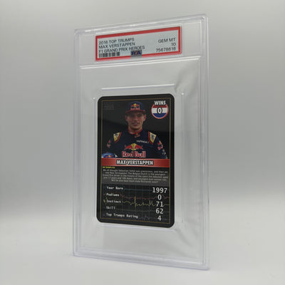 PSA 10 - Max Verstappen - 0 Wins - Top Trumps - 2016 Grand Prix Heroes