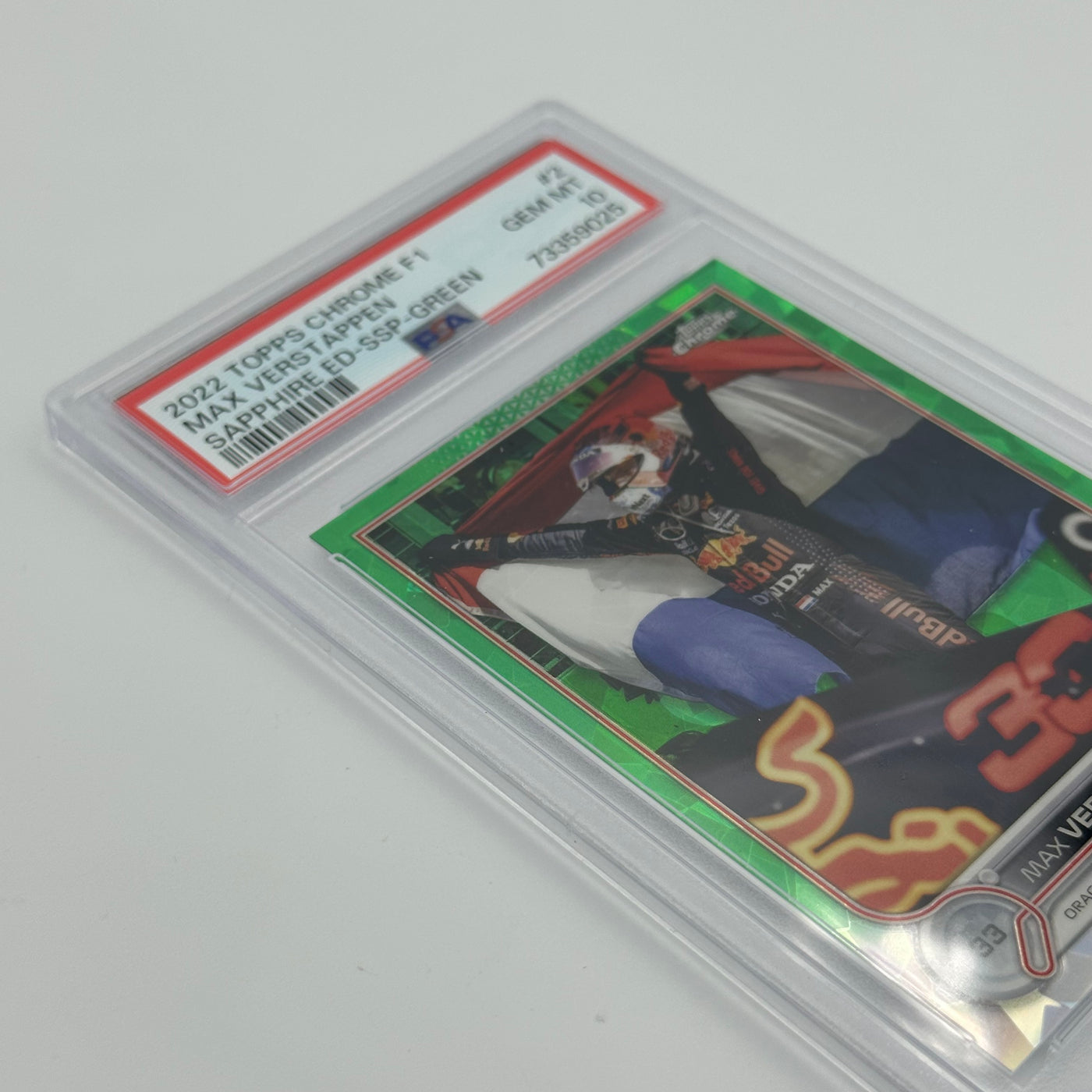 PSA 10 - 69/75 MAX VERSTAPPEN #2 - SAPPHIRE EDITION - SSP - GREEN