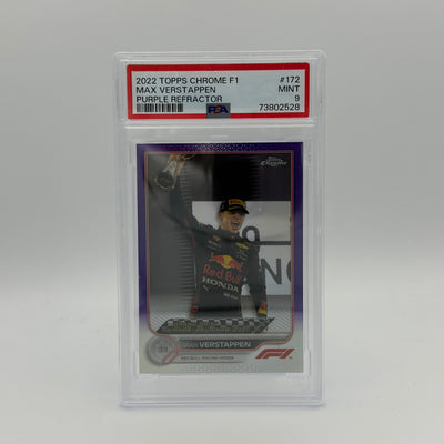 PSA 9 - 310/399 MAX VERSTAPPEN #172 - PURPLE REFRACTOR