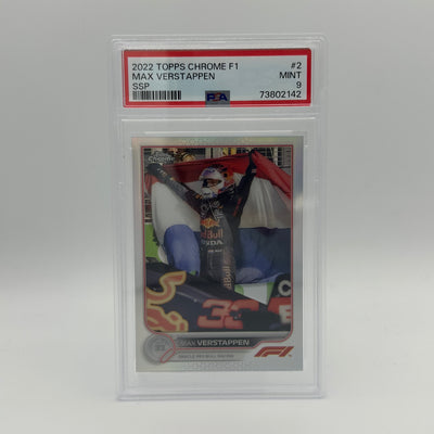 PSA 9 - MAX VERSTAPPEN #2 - SSP