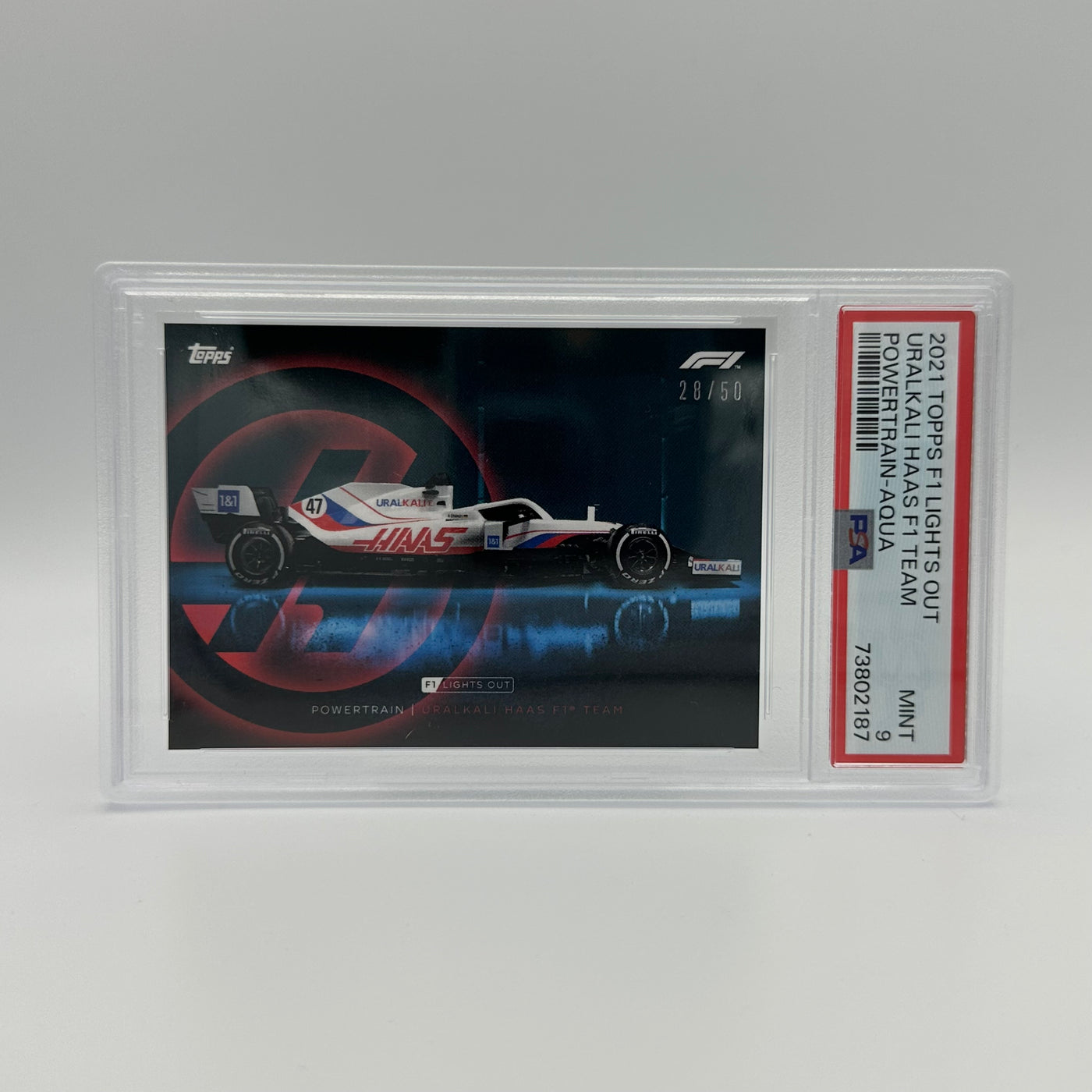 PSA 9 - 28/50 URALKALI HAAS F1 TEAM - POWERTRAIN - AQUA