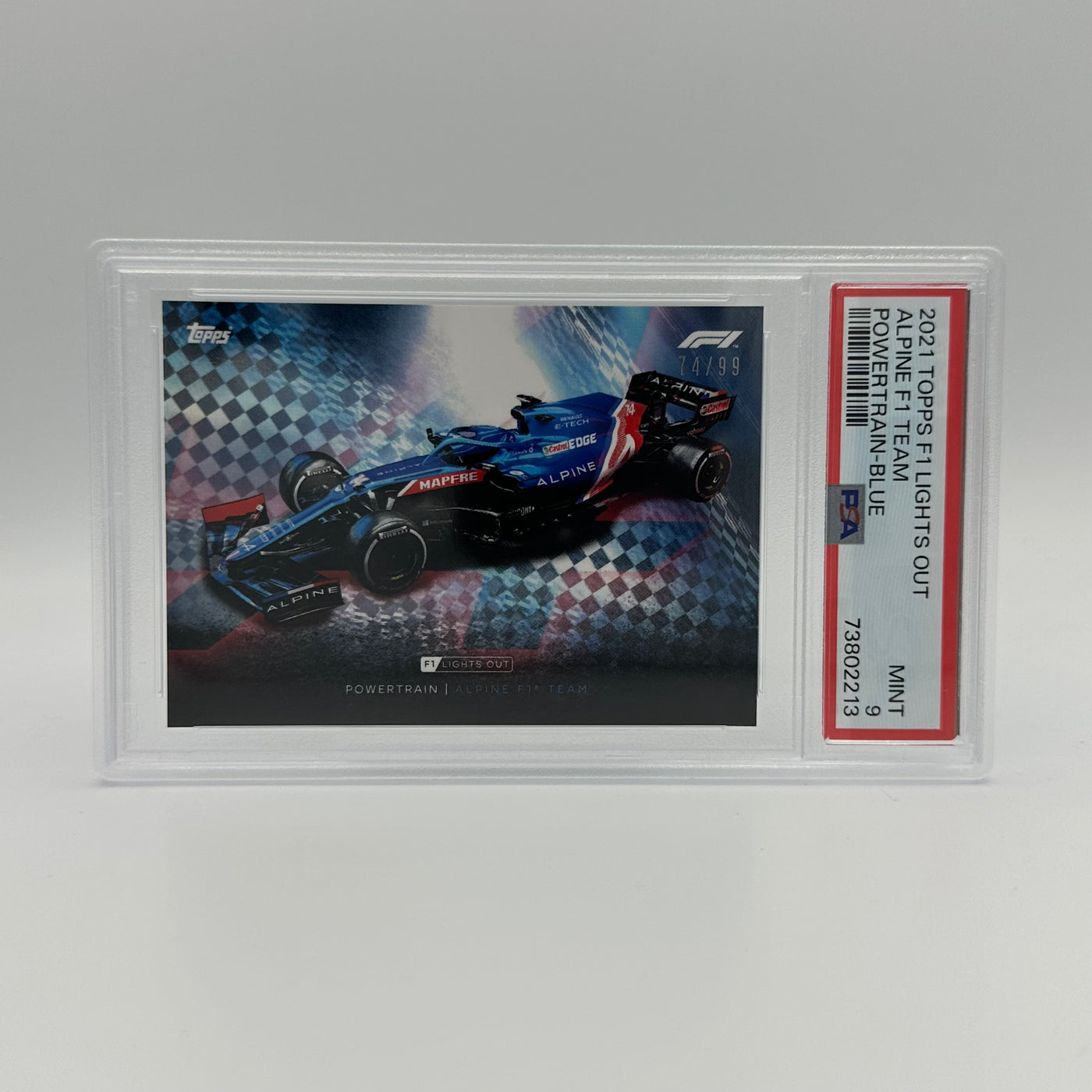 PSA 9 - 74/99 ALPINE F1 TEAM - POWERTRAIN - BLUE