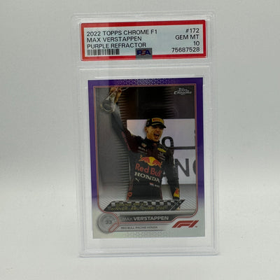 PSA 10 - 146/399 MAX VERSTAPPEN #172 - PURPLE REFRACTOR